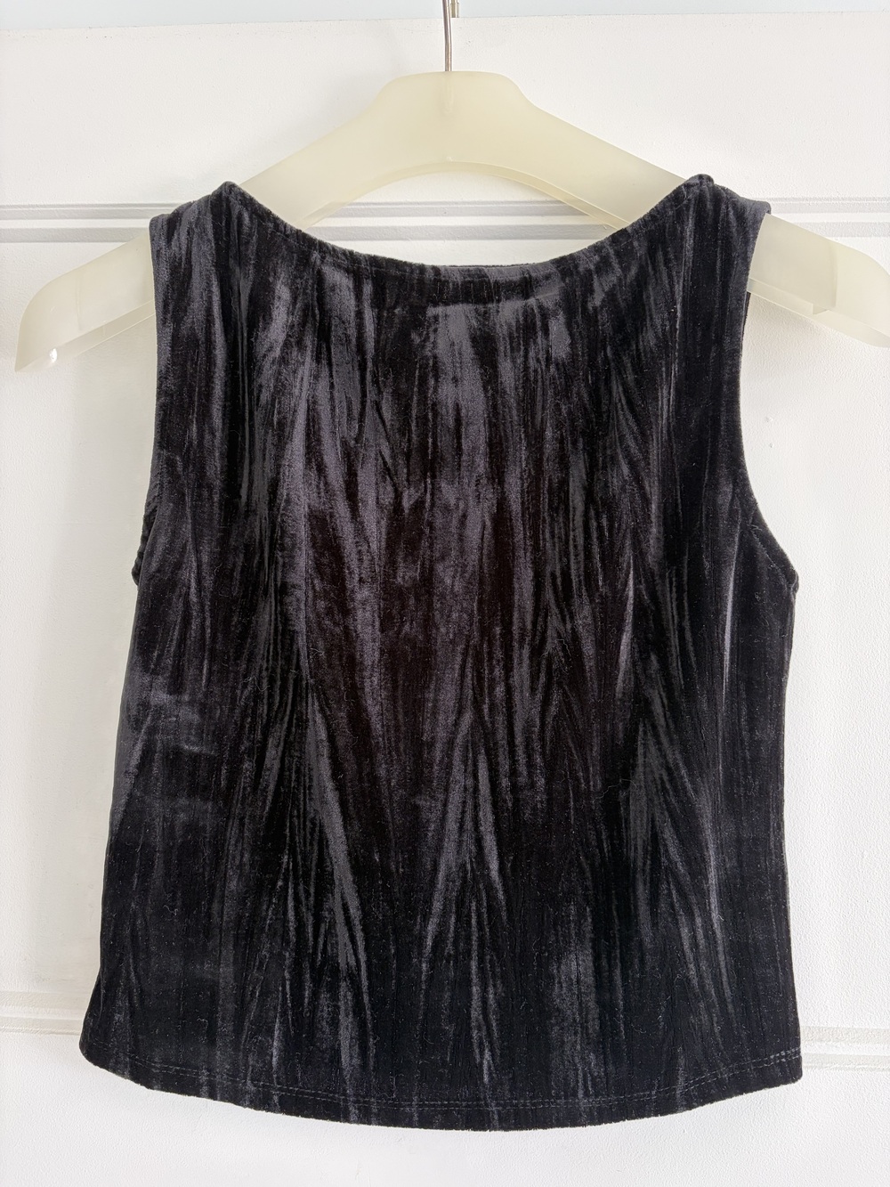 Black Velvet set - sleeveless top & *NWT*skirt